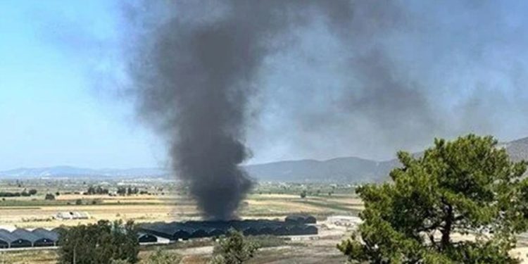Milas’ta Balık Üretim Tesisi’nde yangın paniği