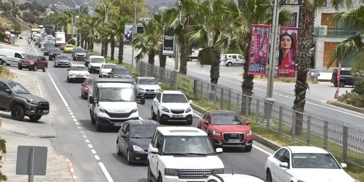 Muğla’ya bayram tatilinde 246 bin 582 araç giriş yaptı