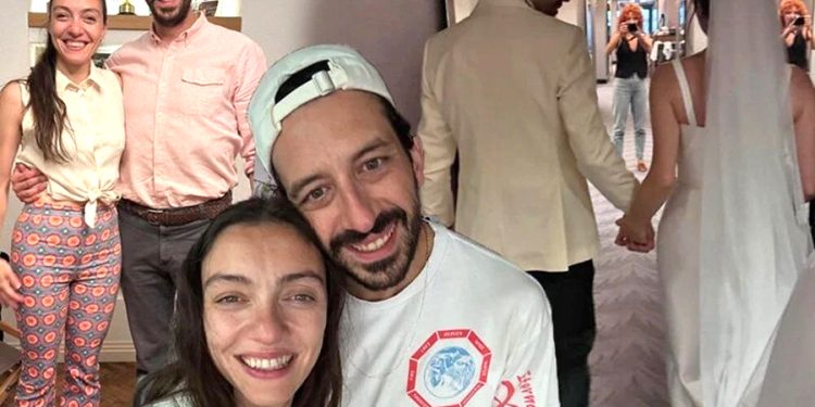 Merve Dizdar ile Cihan Ayger’den evlilik yıl dönümüne özel pozlar