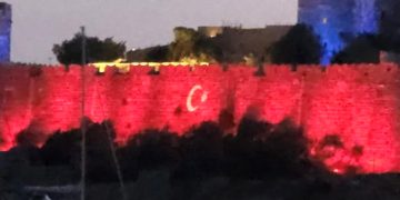 Bodrum Kalesi’nde jandarma için hayran bırakan manzara