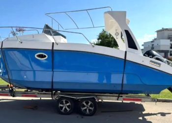 Bisiklet veya otomobil değil, bu kez karadan tekne çaldılar