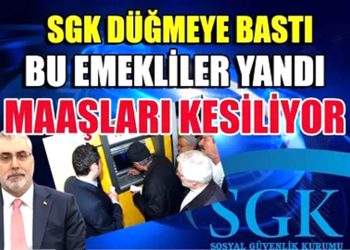 SGK o emeklilerin peşine düştü! Maaşları ellerinden alınacak