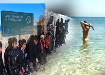 Ege’deki dünyaca ünlü çıplaklar adasında göçmen şoku