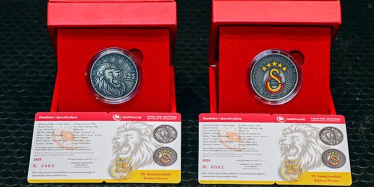 Darphane’den Galatasaray’ın 25. şampiyonluğu için hatıra parası