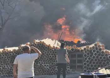 MUSKİ Depolama Alanında Yangın Çıktı!