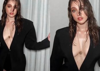 Oyuncu Cemre Baysel’den sütyensiz tarz! Sosyal medyada gündem oldu