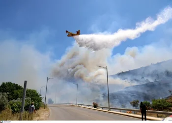 Turistik Sakız adasında yangın kabusu, bazı mahalleler boşaltıldı