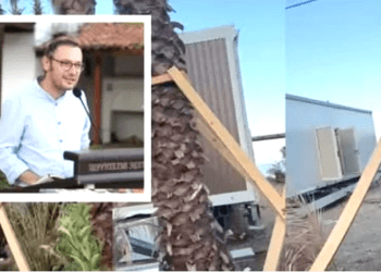 Akbük Koyu’na yerleştirilen 11 tiny house mühürlendi
