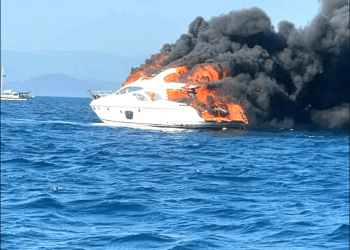 Bodrum’da Holding patronu ile karısı alevler arasında kaldı
