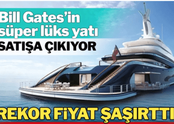 Bill Gates’in lüks yatı rekor fiyata satılıyor: İçindekiler saymakla bitmiyor