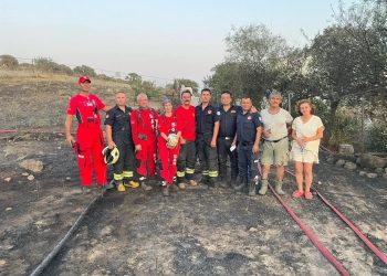SARS Ekibi Bodrum’daki Yangına Ön Saflarda Müdahale Ediyor