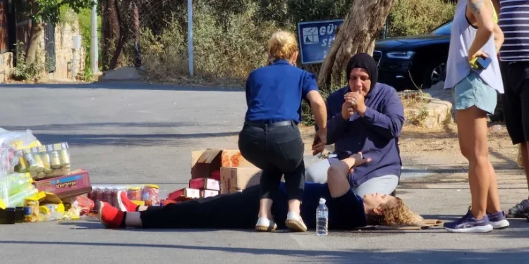 Torba’da kamyondan düşen kadın personele sağlık yardımı skandalı