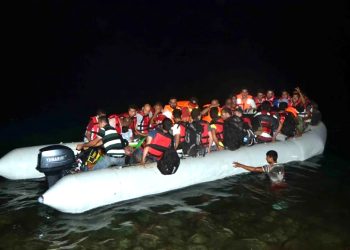 Yolda yanan araba ormanı kül etti