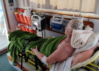 Deniz Ambulansı ile Adadan Bodrum’a Getirildi