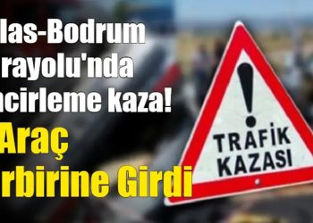 Bodrum’da Kamyonet ve Otomobil Çarpıştı: 4 Yaralı