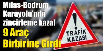 Bodrum’da Kamyonet ve Otomobil Çarpıştı: 4 Yaralı