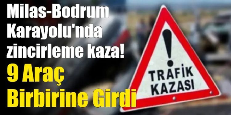 Bodrum’da Kamyonet ve Otomobil Çarpıştı: 4 Yaralı