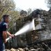 Menteşe’de Elektrik Telleri Yangına Sebep Oldu