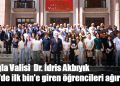 Vali Akbıyık YKS’de ilk bin’e giren öğrencileri ağırladı