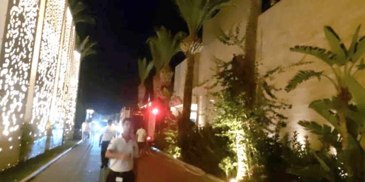 Marina’daki restoranda korkutan yangın