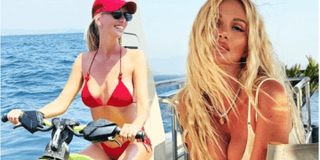 Rusya Güzellik kraliçesi Lopyreva özel uçakla Bodrum’a geldi, doyasıya eğlendi