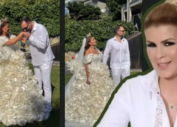 Ünlü astroloğun gelinliği sosyal medyayı ikiye böldü