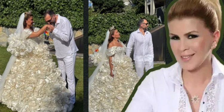 Ünlü astroloğun gelinliği sosyal medyayı ikiye böldü