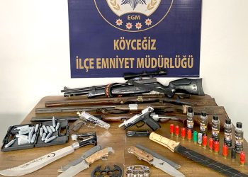 Muğla’da ruhsatsız silah operasyonu