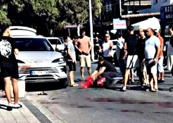 Bodrum Gündoğan’da trafikte silahlı çatışma; 2 yaralı