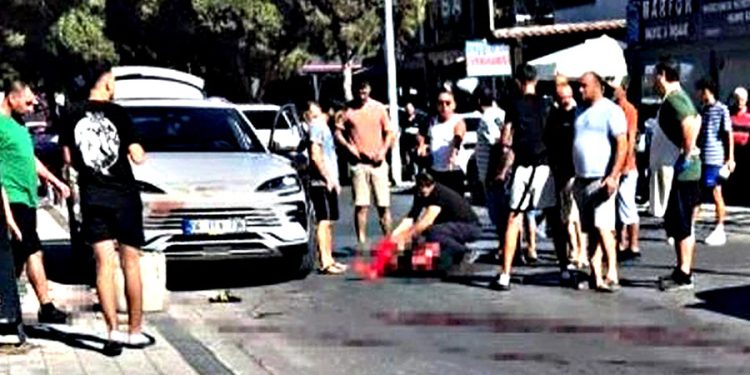 Bodrum Gündoğan’da trafikte silahlı çatışma; 2 yaralı