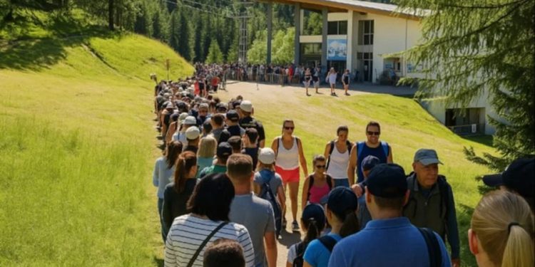 Köyde aşırı turizm krizi: Patikaya turnike geldi