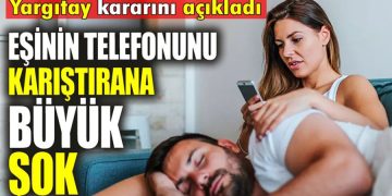 Eşinin telefonunu karıştırana büyük şok