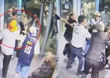 Ünlü rapçiler birbirine girdi! Lansman gecesinde yumruklar konuştu