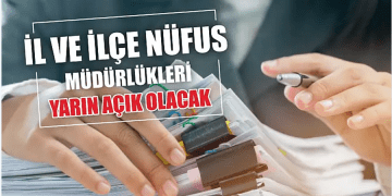 Muğla’da İlçe Nüfus Müdürlükleri Yarın Açık Olacak