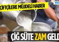 Muğla’da Süt Üreticilerine Müjde! Çiğ Süte Zam Geliyor