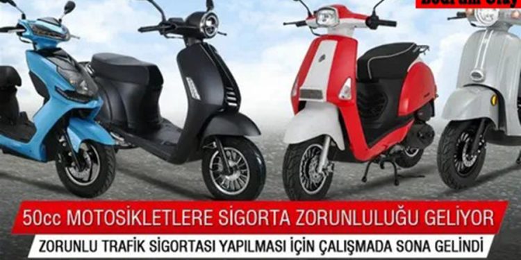 50 cc Altı Motosikletlere Zorunlu Sigorta Geliyor