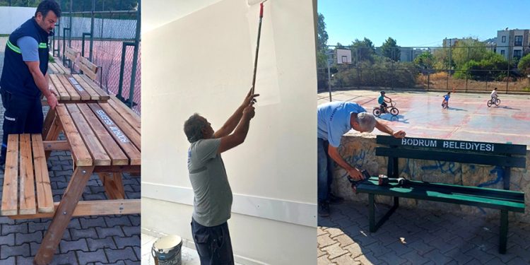 Belediyeden okullara bakım onarım desteği