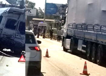 Milas Bodrum yolunda TIR, minibüse arkadan çarptı 1 ölü, 11 yaralı