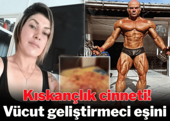 Vücut geliştirmeci çiftin kıskançlık  krizi.. Vücut geliştirmeci kadın kocasını 21 bıçak darbesi ile öldürdü