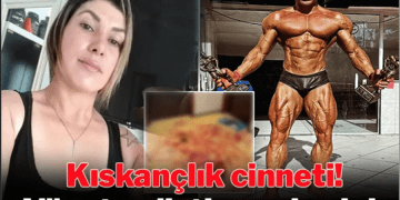 Vücut geliştirmeci çiftin kıskançlık  krizi.. Vücut geliştirmeci kadın kocasını 21 bıçak darbesi ile öldürdü