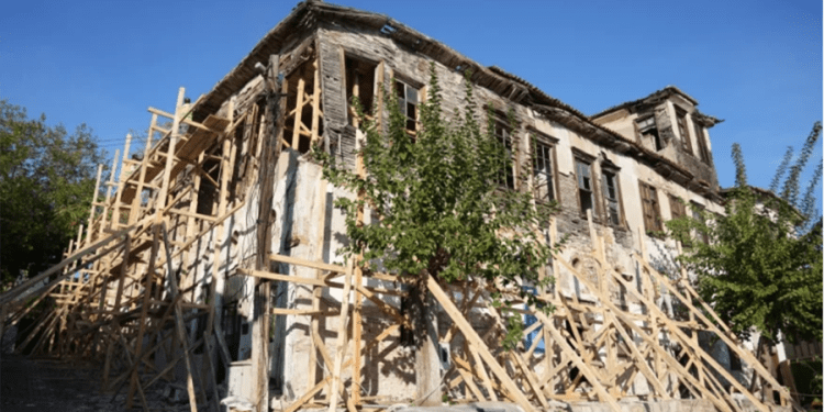 250 yıllık konak belediye binası olacak restorasyon çalışmaları başladı