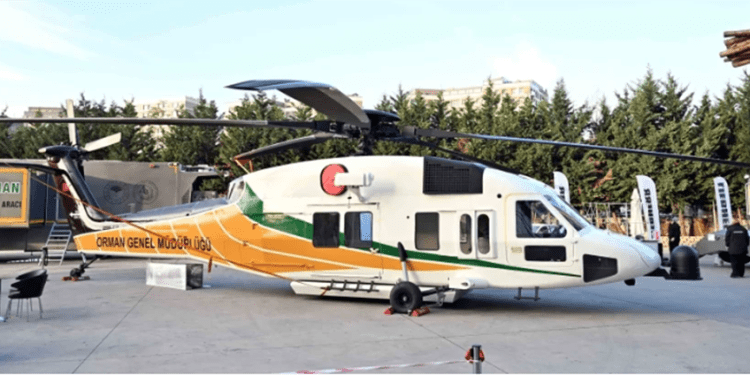 Türkiye’nin ilk yerli yangın söndürme helikopteri tanıtıldı