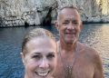Holywood yıldızı Tom Hanks eşi ile 37. Evlilik yılını Bodrum’un karşısındaki adada kutladı