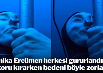 Şahika Ercümen herkesi gururlandıran rekoru kırarken bedeni böyle zorlandı