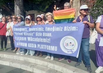 Bodrumlu kadınlardan 11. yargı paketine hayır eylem ve basın açıklaması