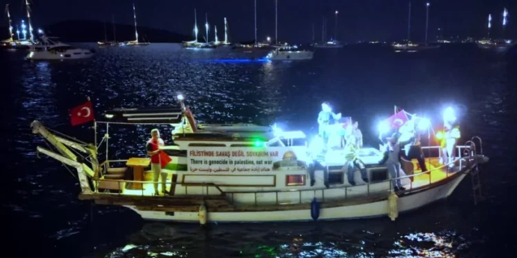 Bodrum’dan Sumud filosuna destek