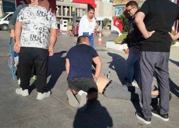Rent a car şoförü iş yerinin kapısında son nefesini verdi