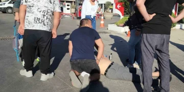 Rent a car şoförü iş yerinin kapısında son nefesini verdi