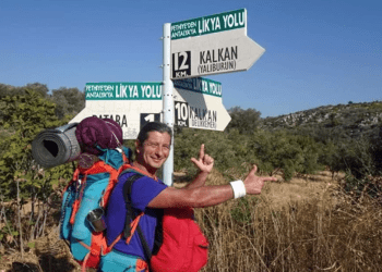 Likya Yolu, Dünyanın En Güzel Yürüyüş Rotası Seçildi, Bodrumlu iki gezgin yürüyüş rotasını geçti