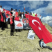 Bodrumlu dağcılar zirvede  Atatürk’ü andılar